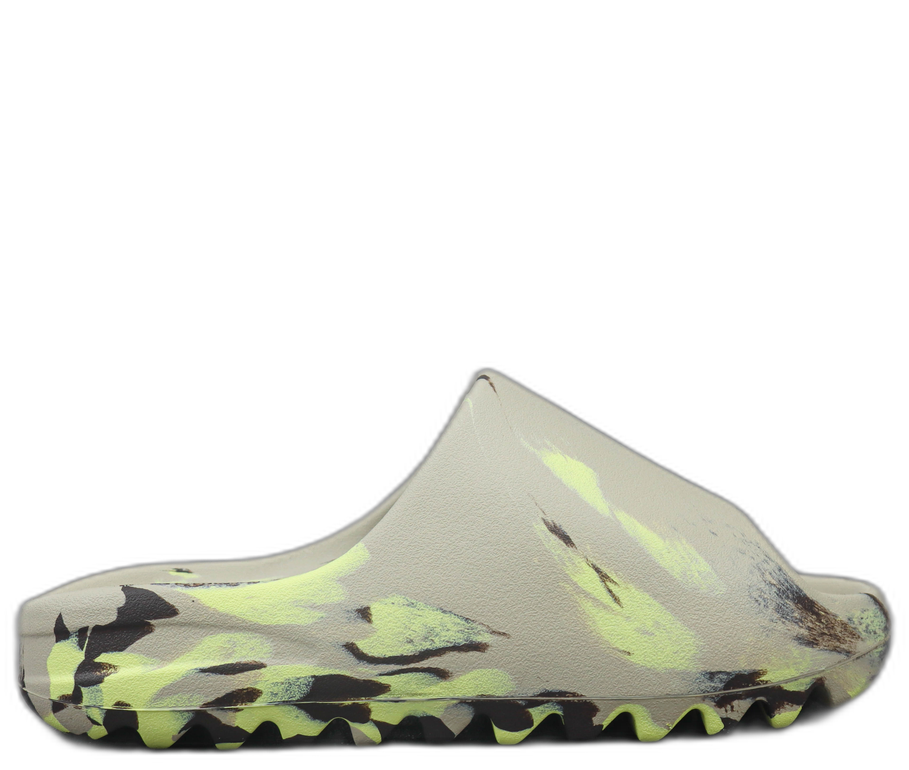Adidas Yeezy Slide Grey Yellow Camo