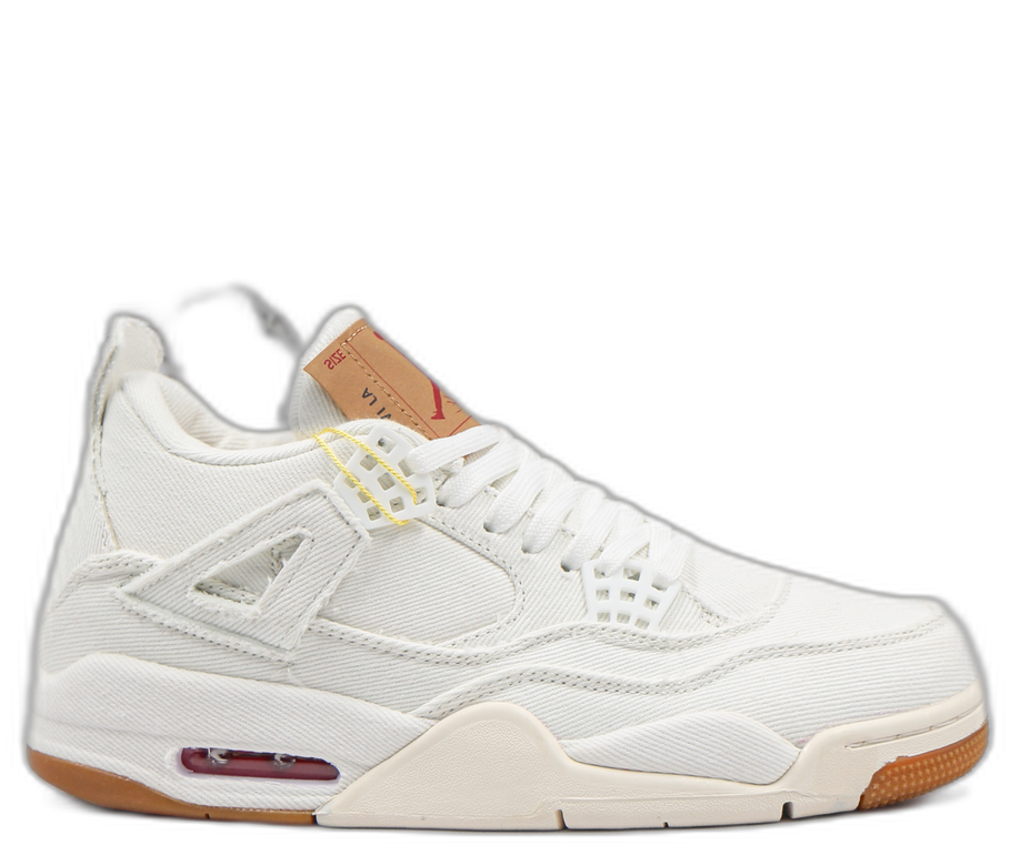 Air Jordan 4 Levis White Denim