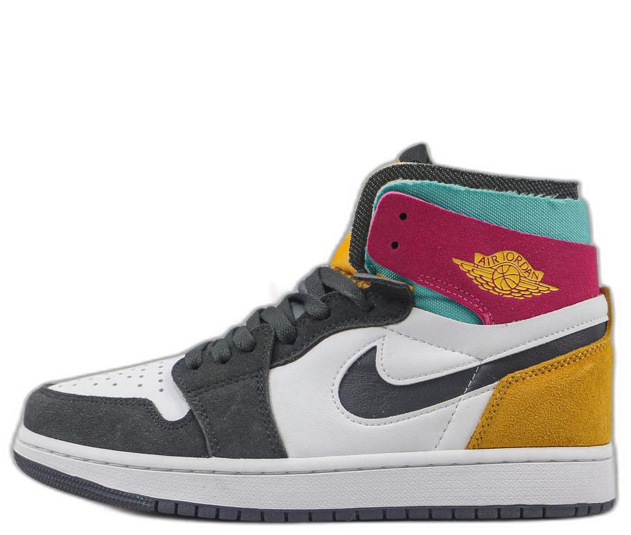 Air Jordan 1 High Berry Teal Gold