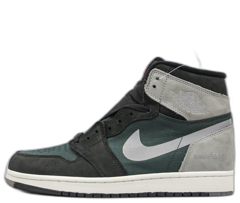 Air Jordan 1 High Black Green Grey