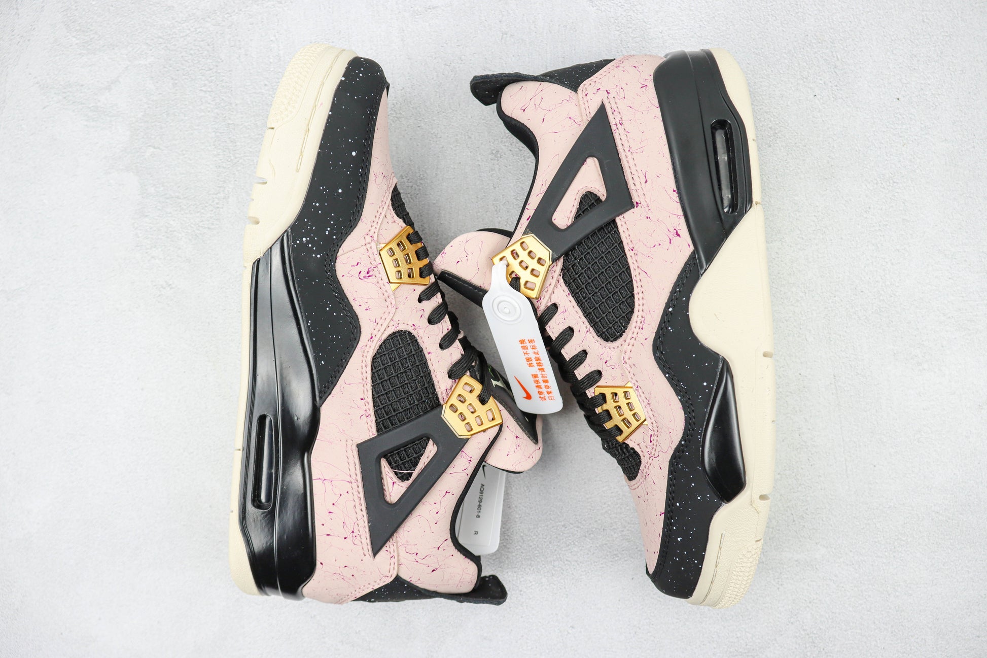 Air Jordan 4 Black Pink