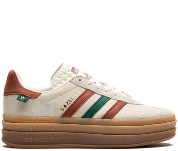 Adidas Gazelle Platform Light Cream Red Green