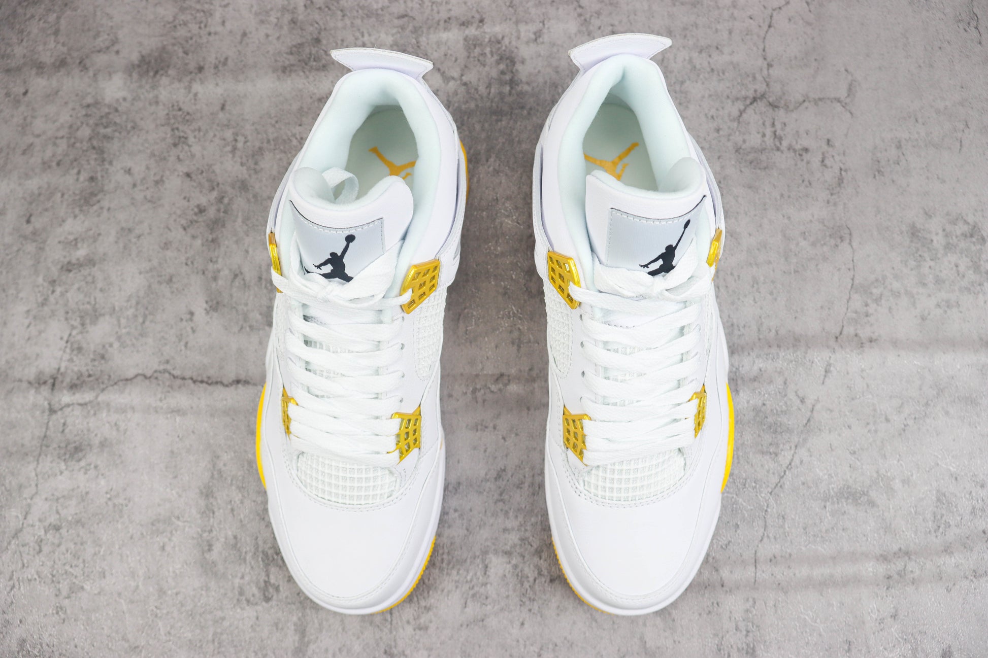 Air Jordan 4 White Gold