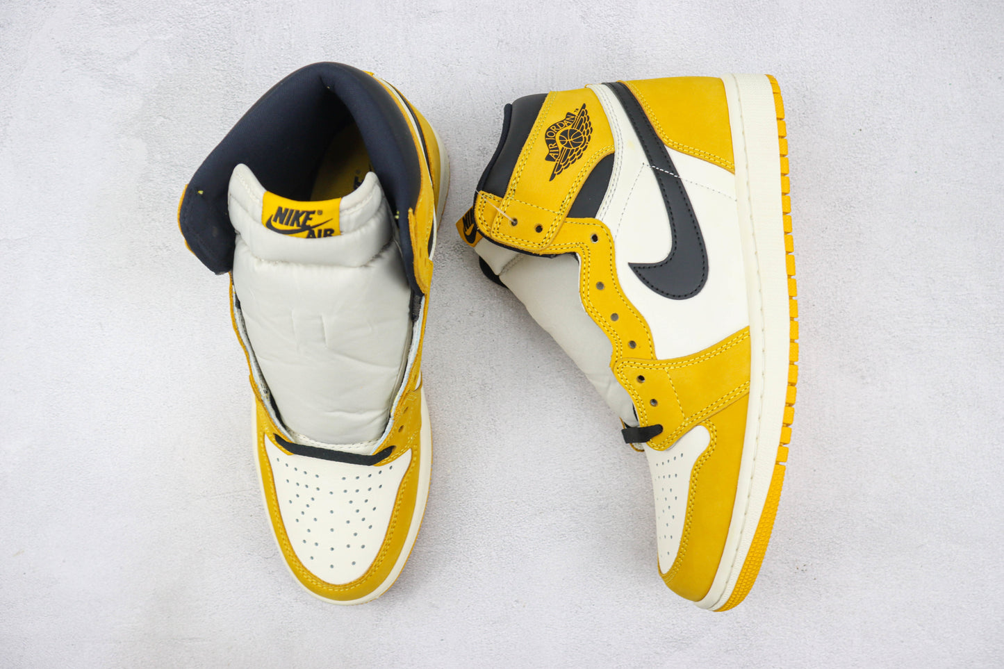 Air Jordan 1 High White Yellow