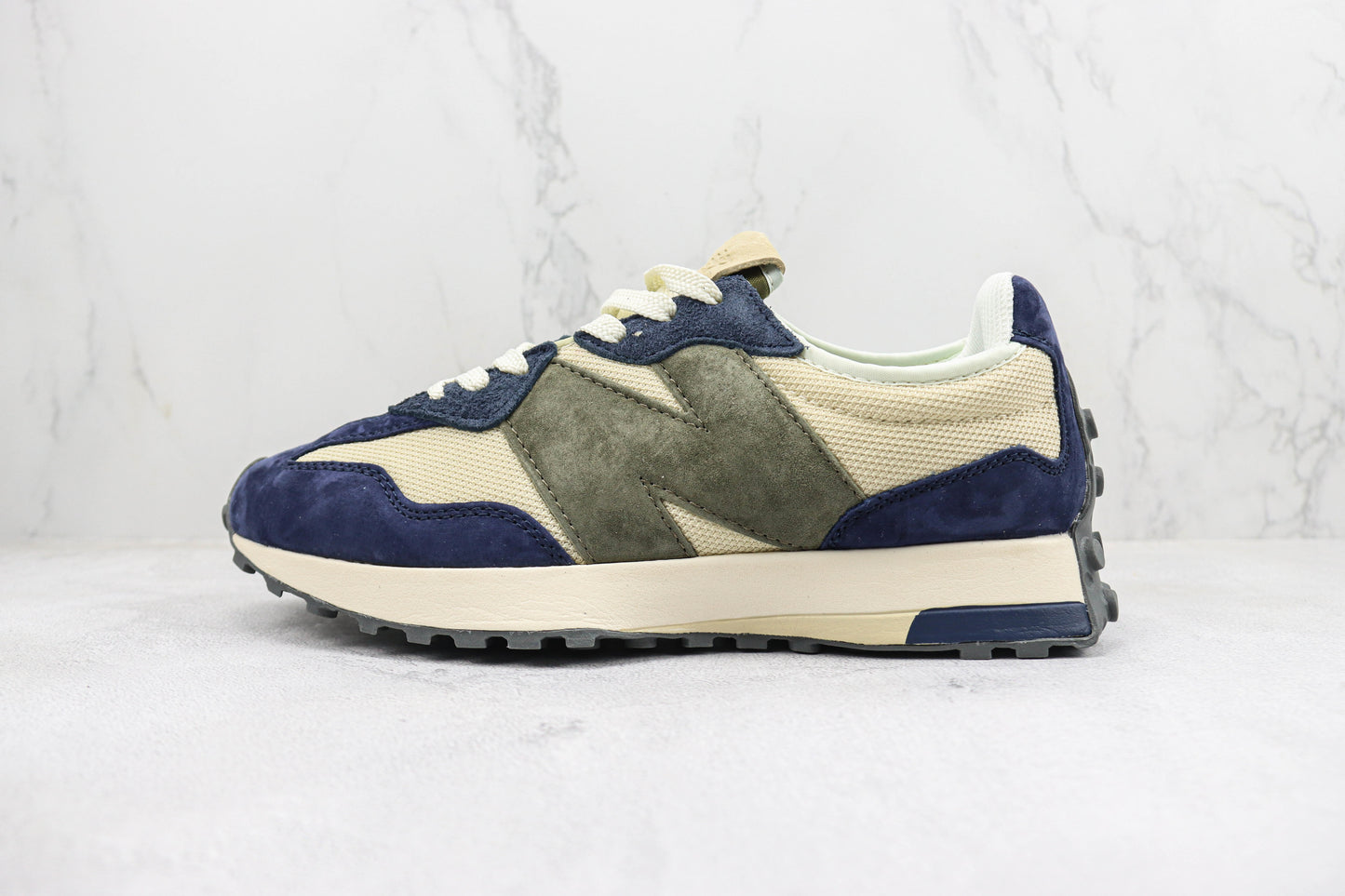 New Balance 327 White Silver MS327DT