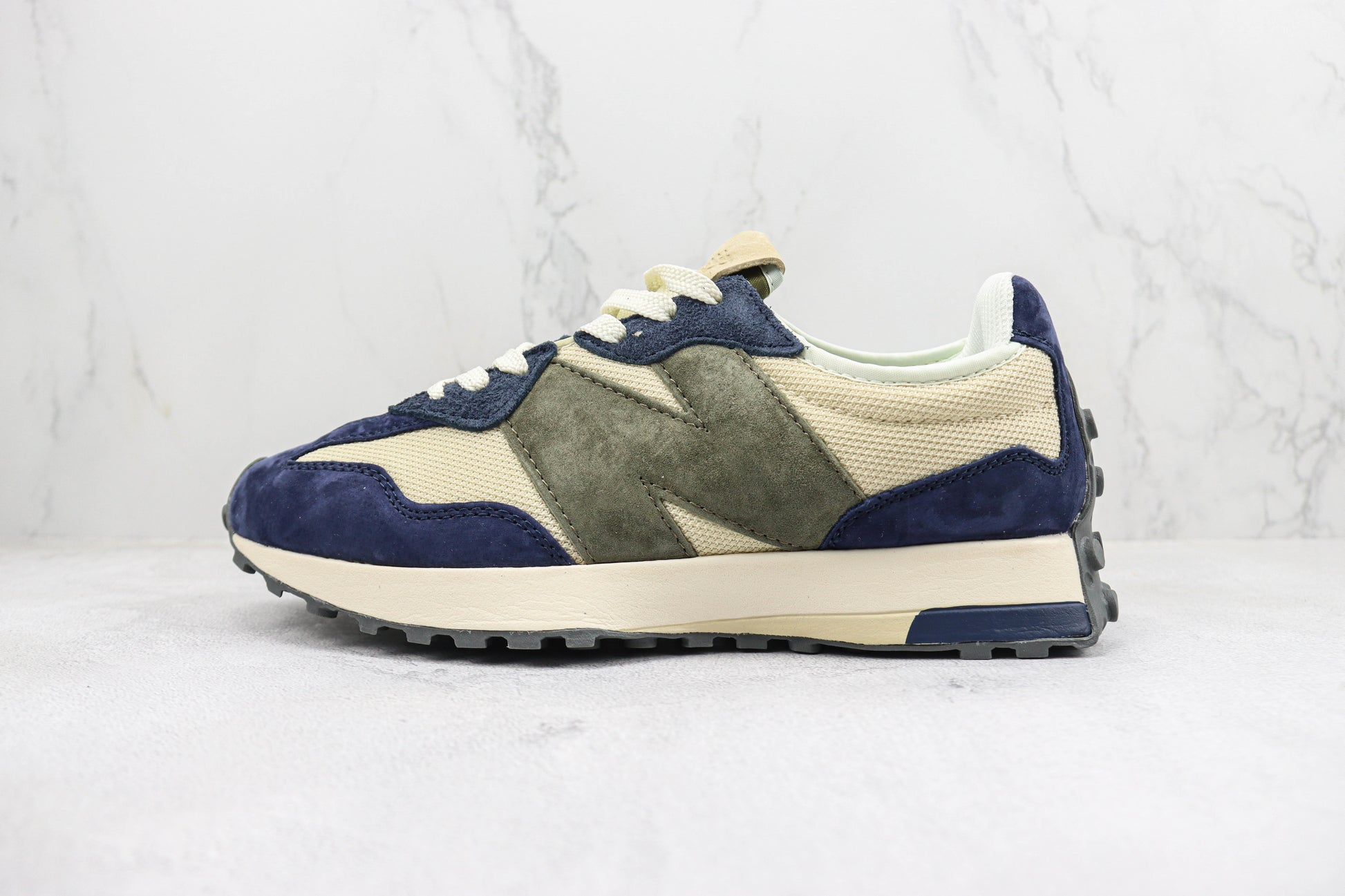 New Balance 327 White Silver MS327DT