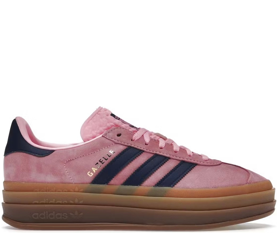 Adidas Gazelle Navy Blue Pink Platform