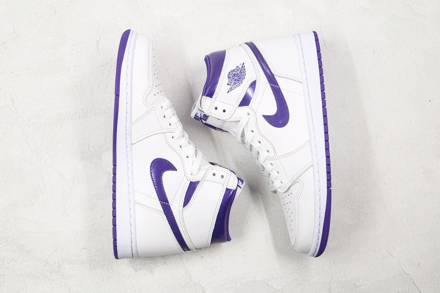 Air Jordan 1 High White Purple