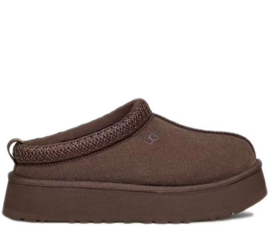Ugg Tazz Platform Slippers Dark Brown