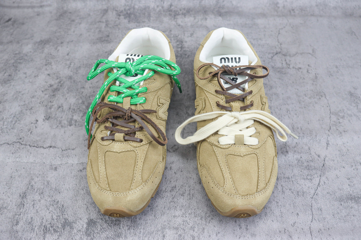 New Balance X MiuMiu 530 SL Suede Khaki