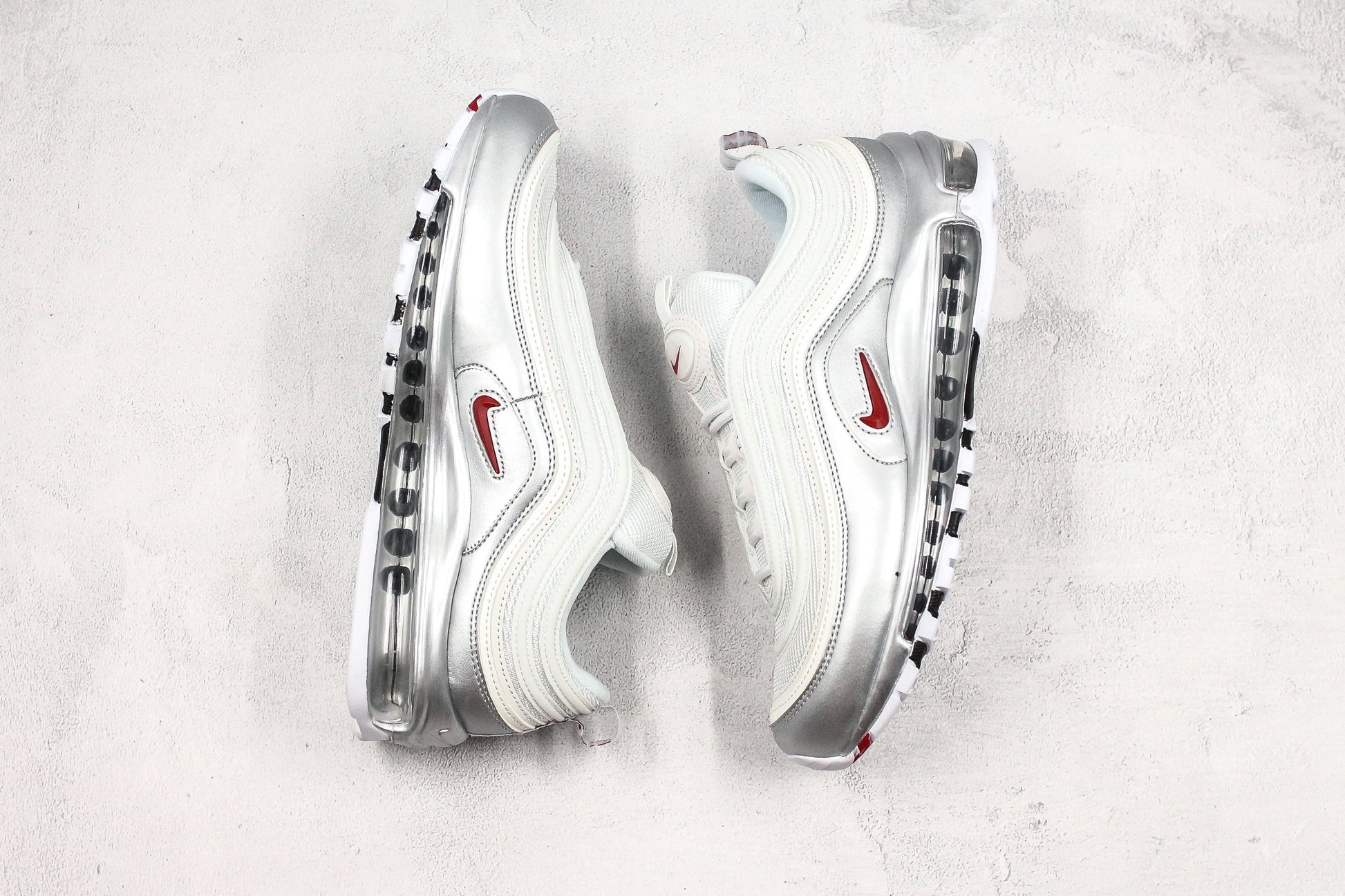 Nike Air Max 97 Metallic Silver Red