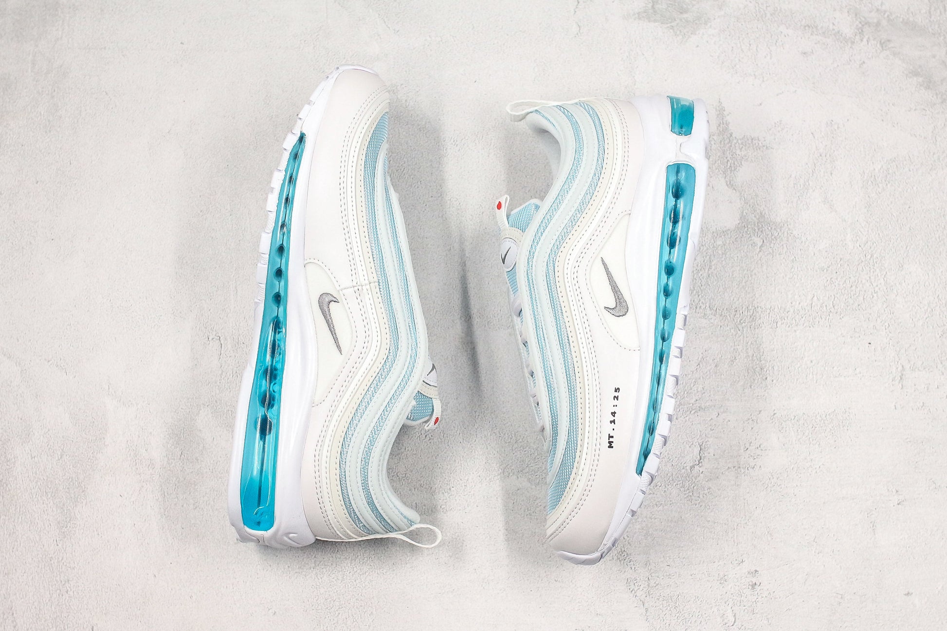 Nike Air Max 97 MSCHF x INRI Jesus Shoes Blue Tint