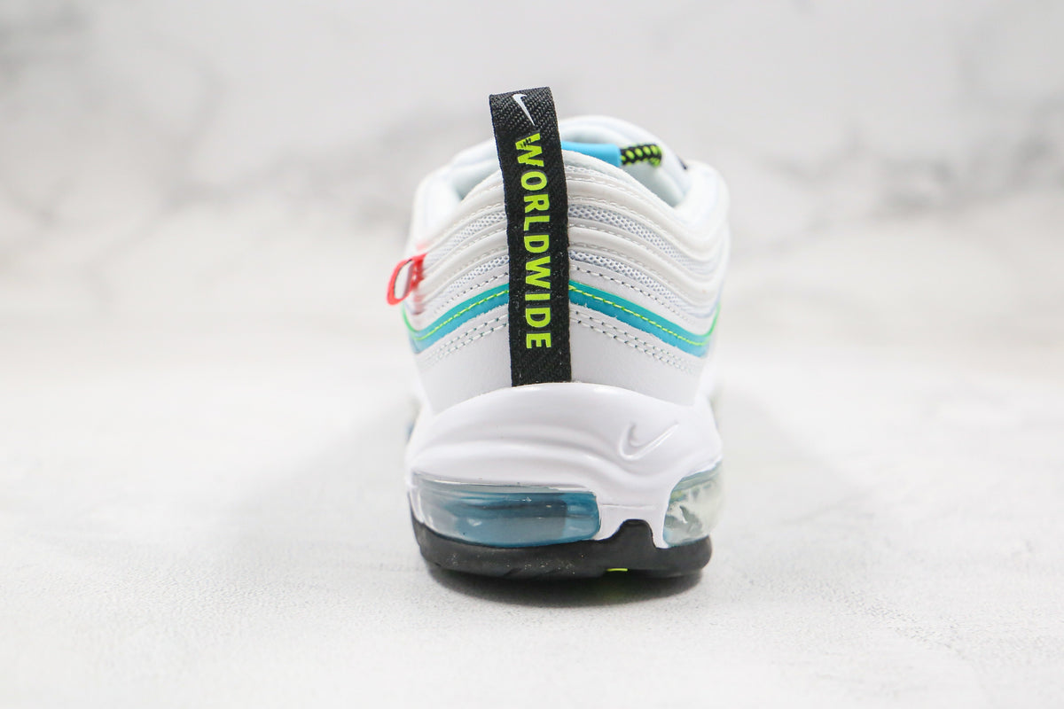 Nike Air Max 97 Worldwide White Volt Aqua
