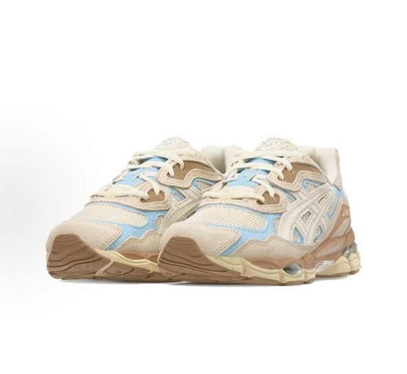 Asics Gel NYC brown cream blue