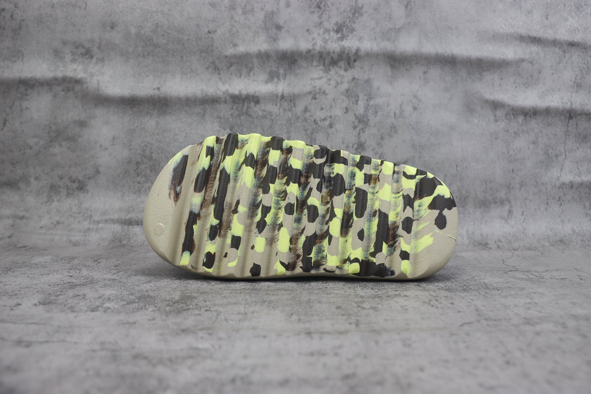 Adidas Yeezy Slide Grey Yellow Camo