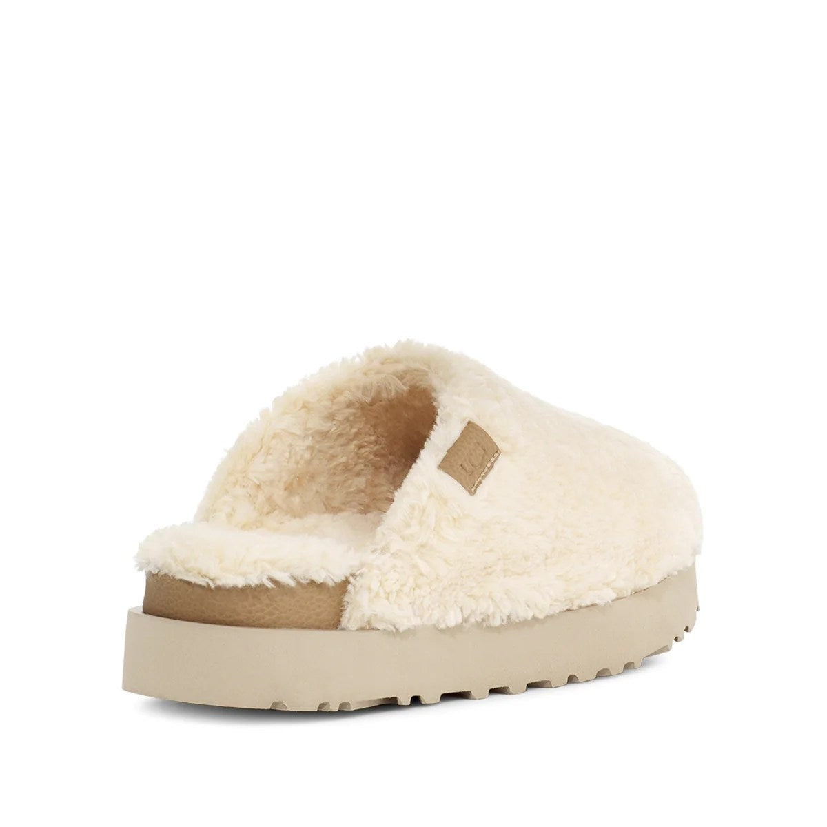 UGG FUZZ SUGAR SLIDE NATURAL