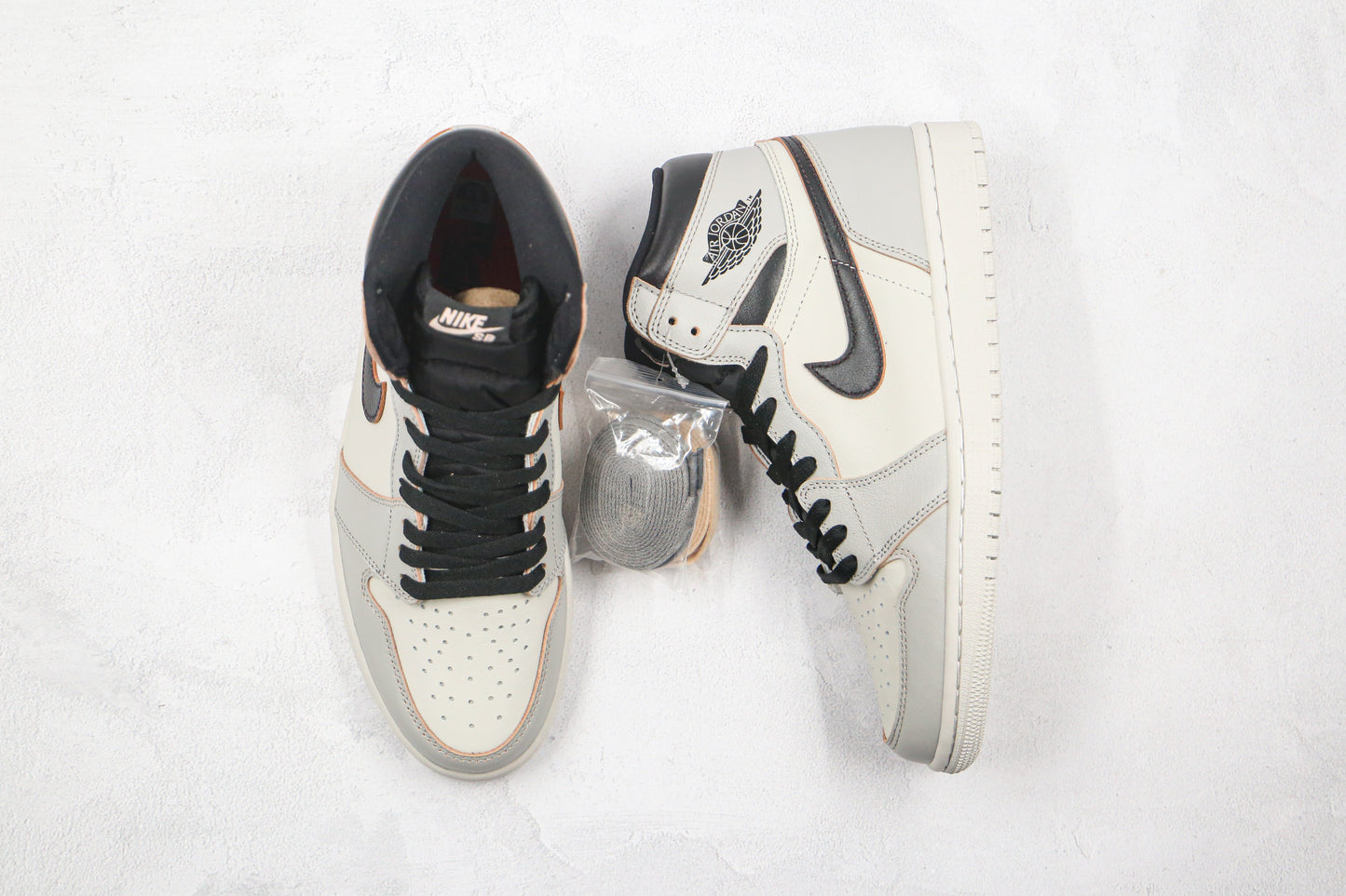 Air Jordan 1 High White Grey Scratchoff