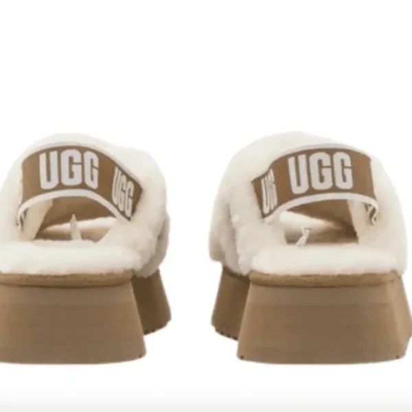 UGG Chestnut Disco Cross Slide
