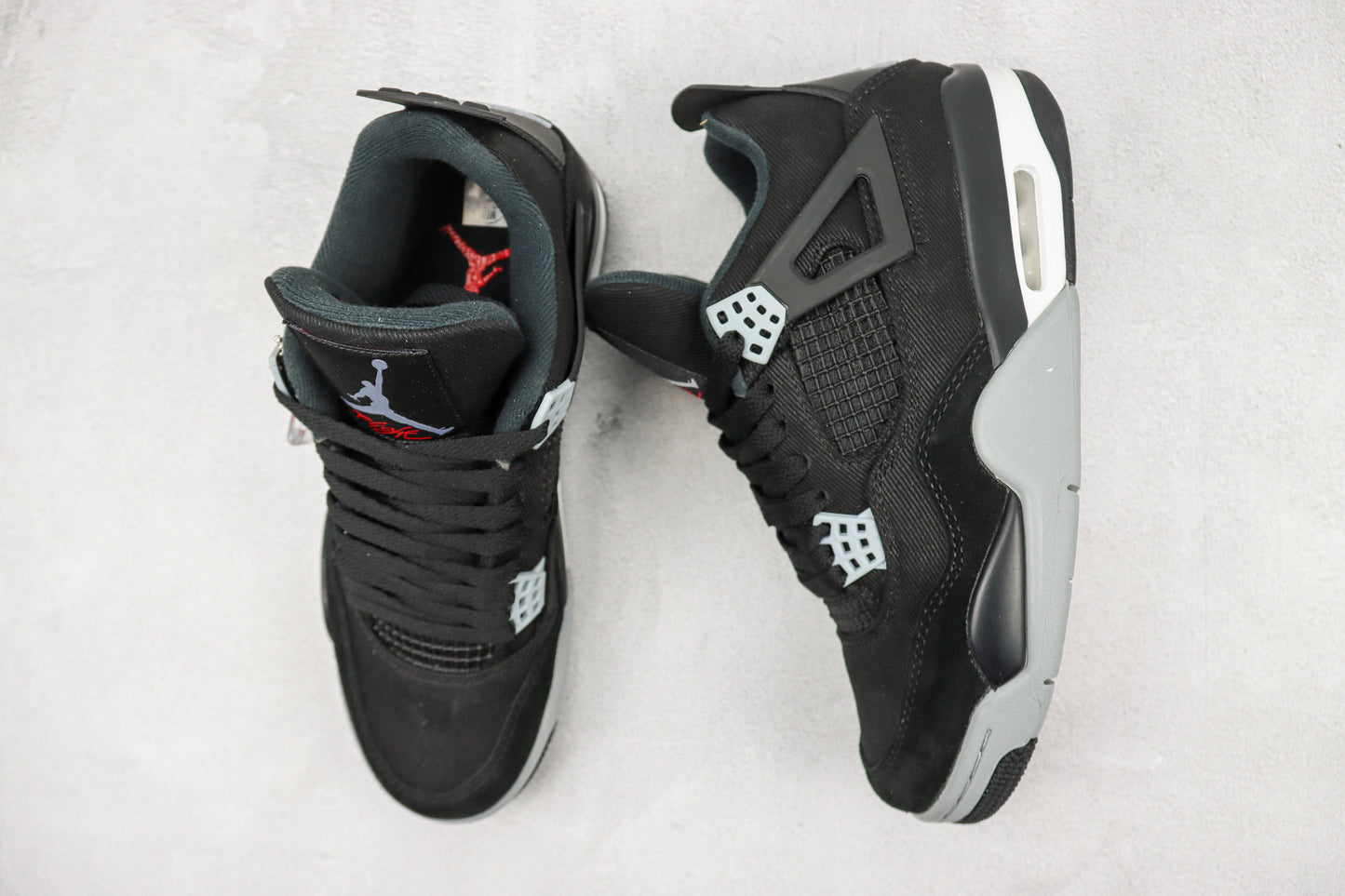 Air Jordan 4 Black Canvas