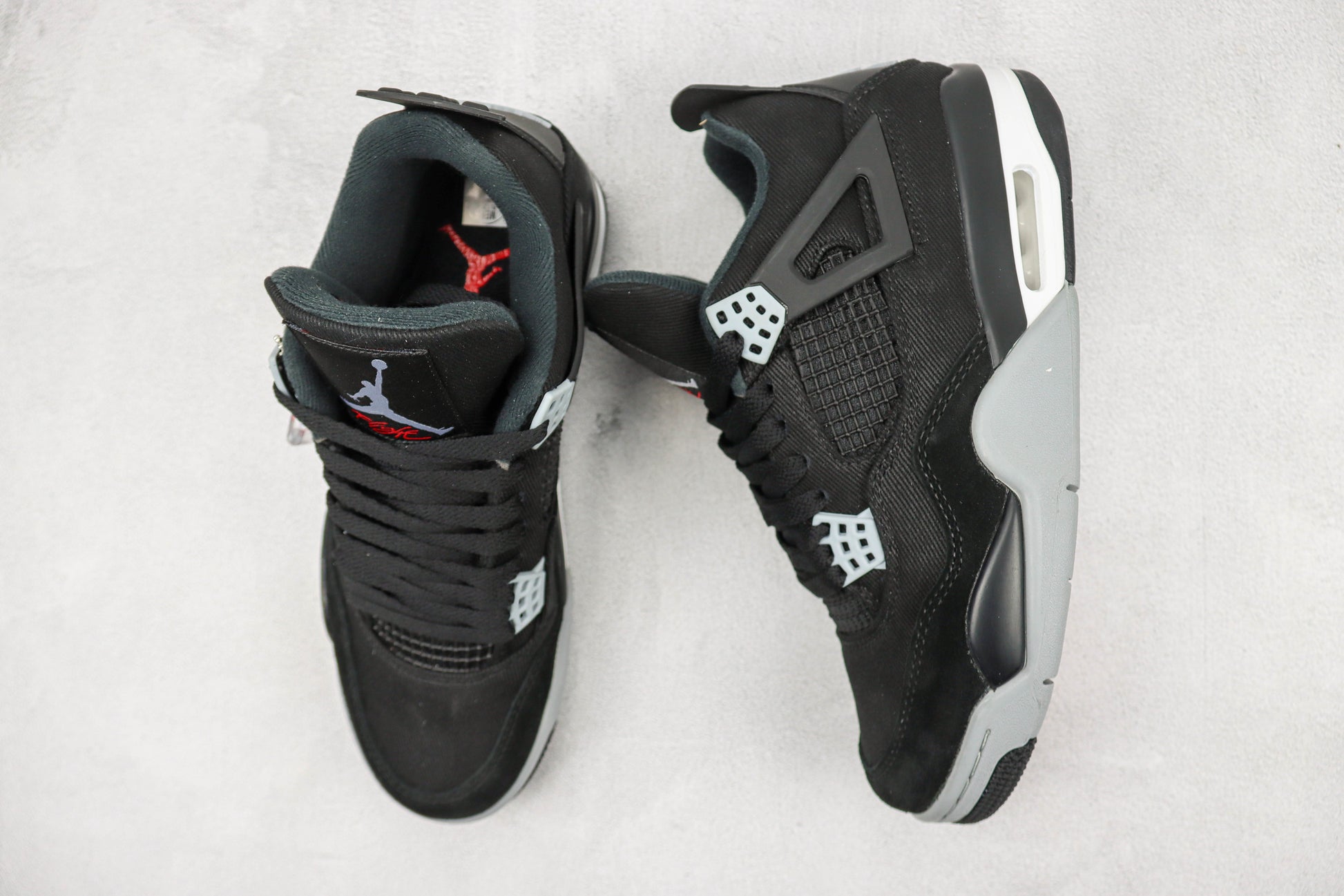 Air Jordan 4 Black Canvas