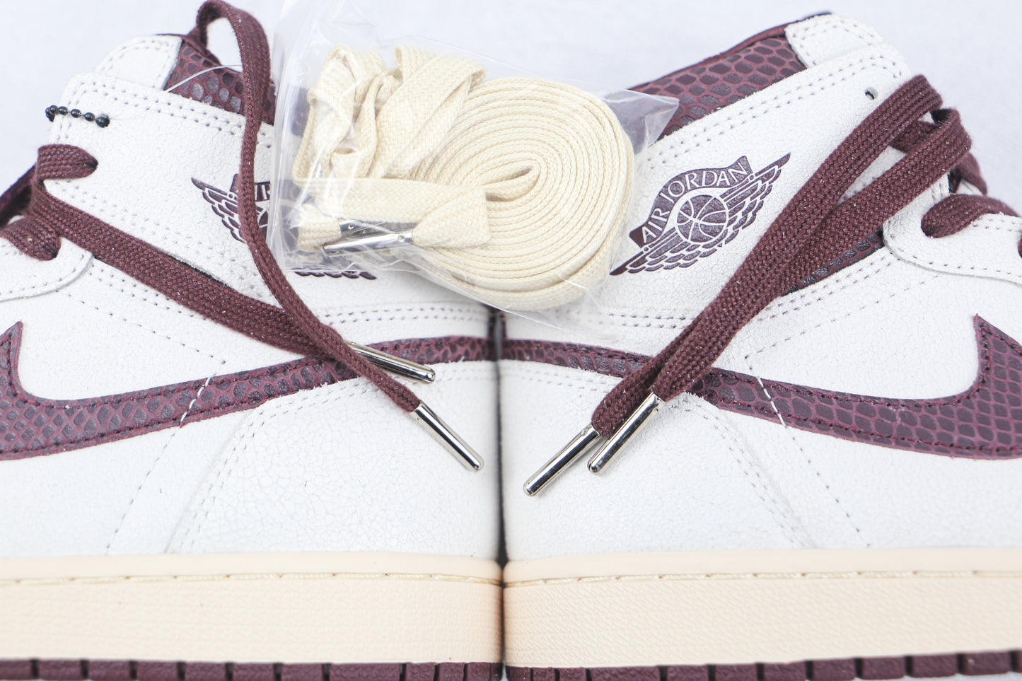 Air Jordan 1 High A Ma Maniere Burgundy Snakeskin