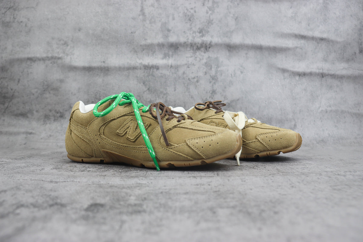 New Balance X MiuMiu 530 SL Suede Khaki
