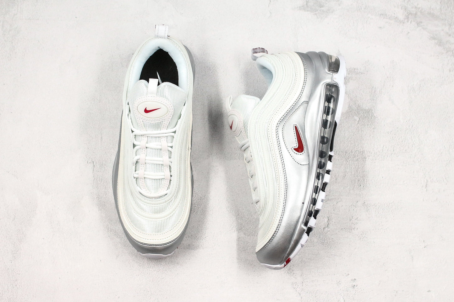Nike Air Max 97 Metallic Silver Red