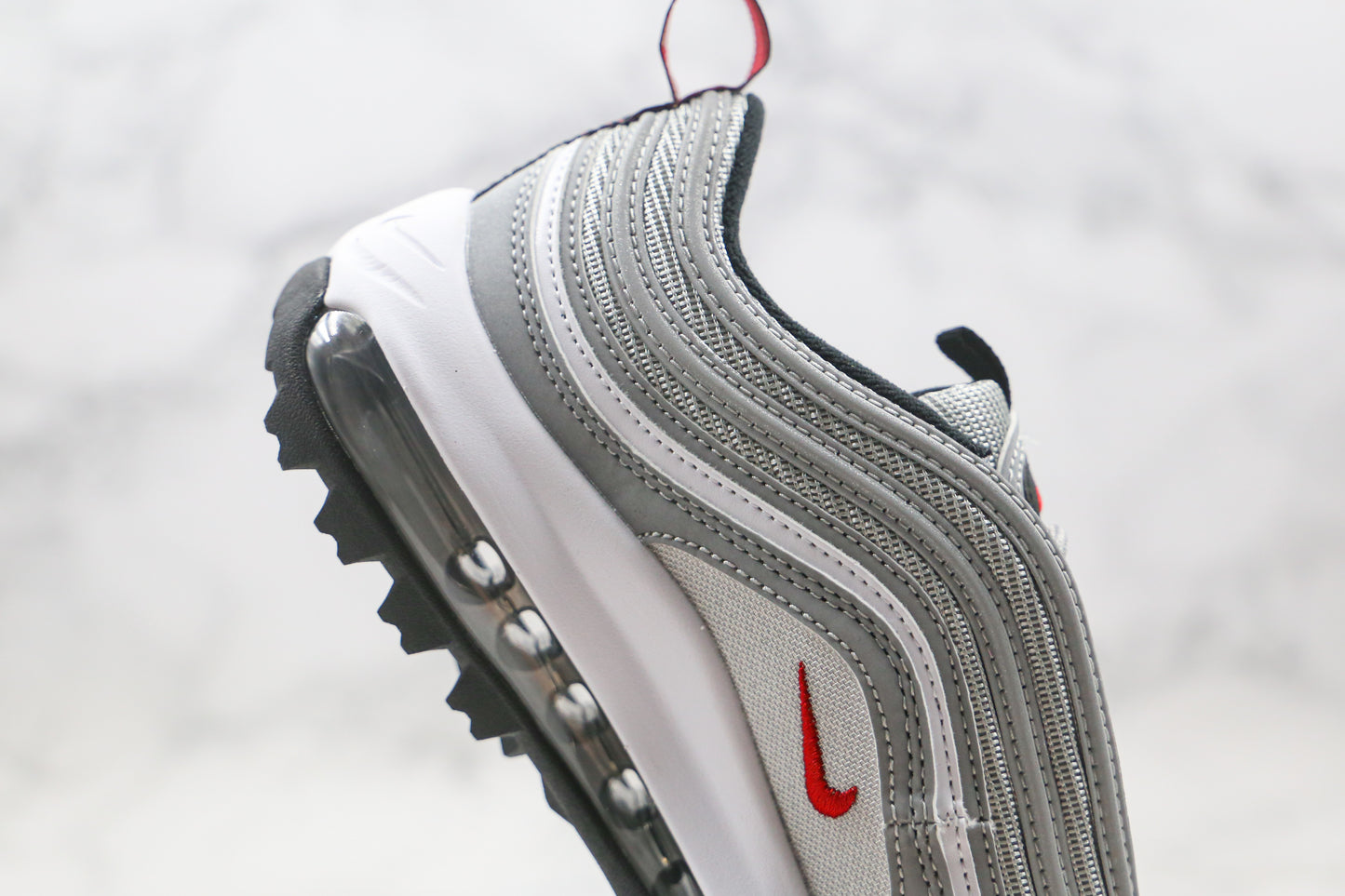 Nike Air Max 97 Golf Silver Red