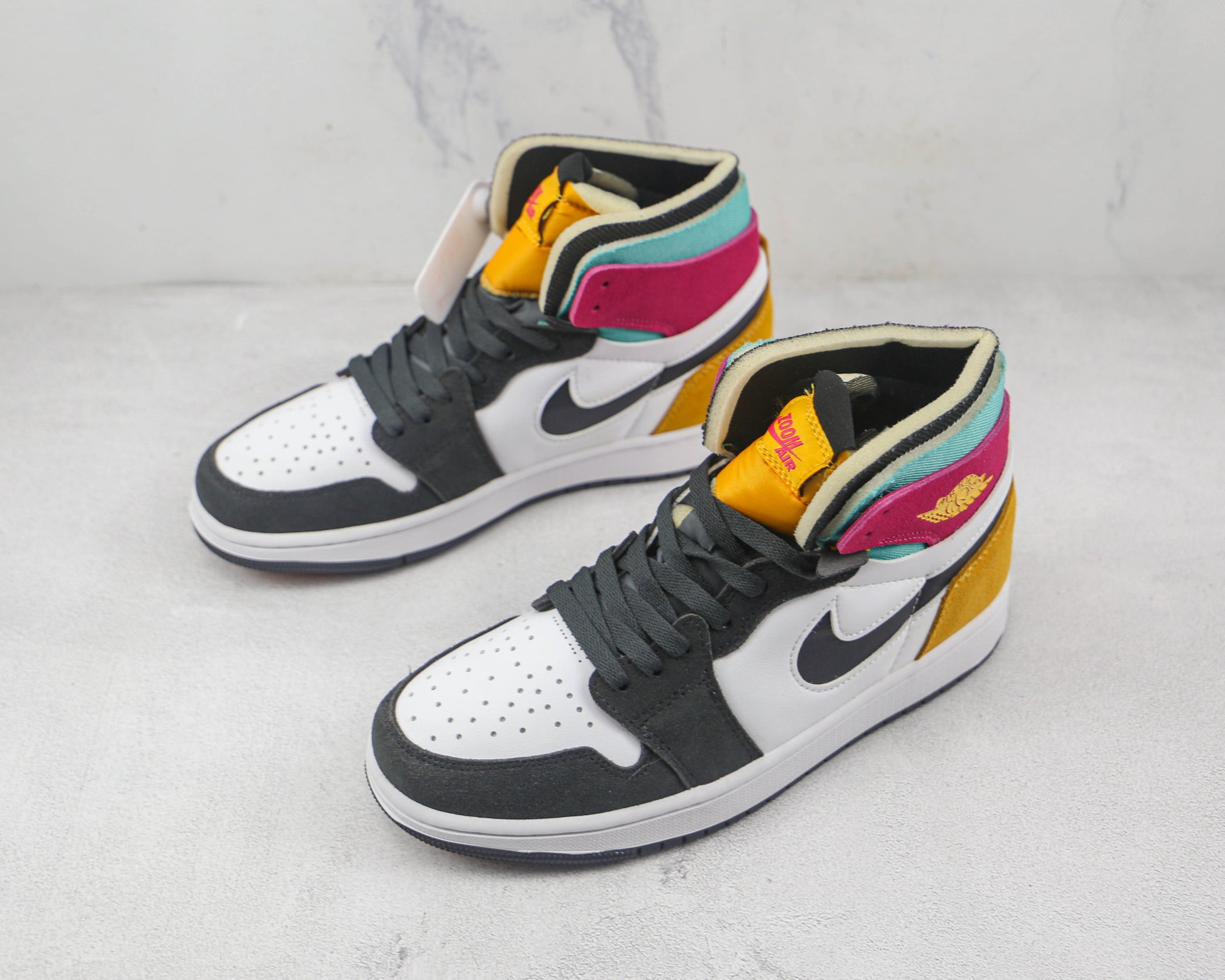 Air Jordan 1 High Berry Teal Gold