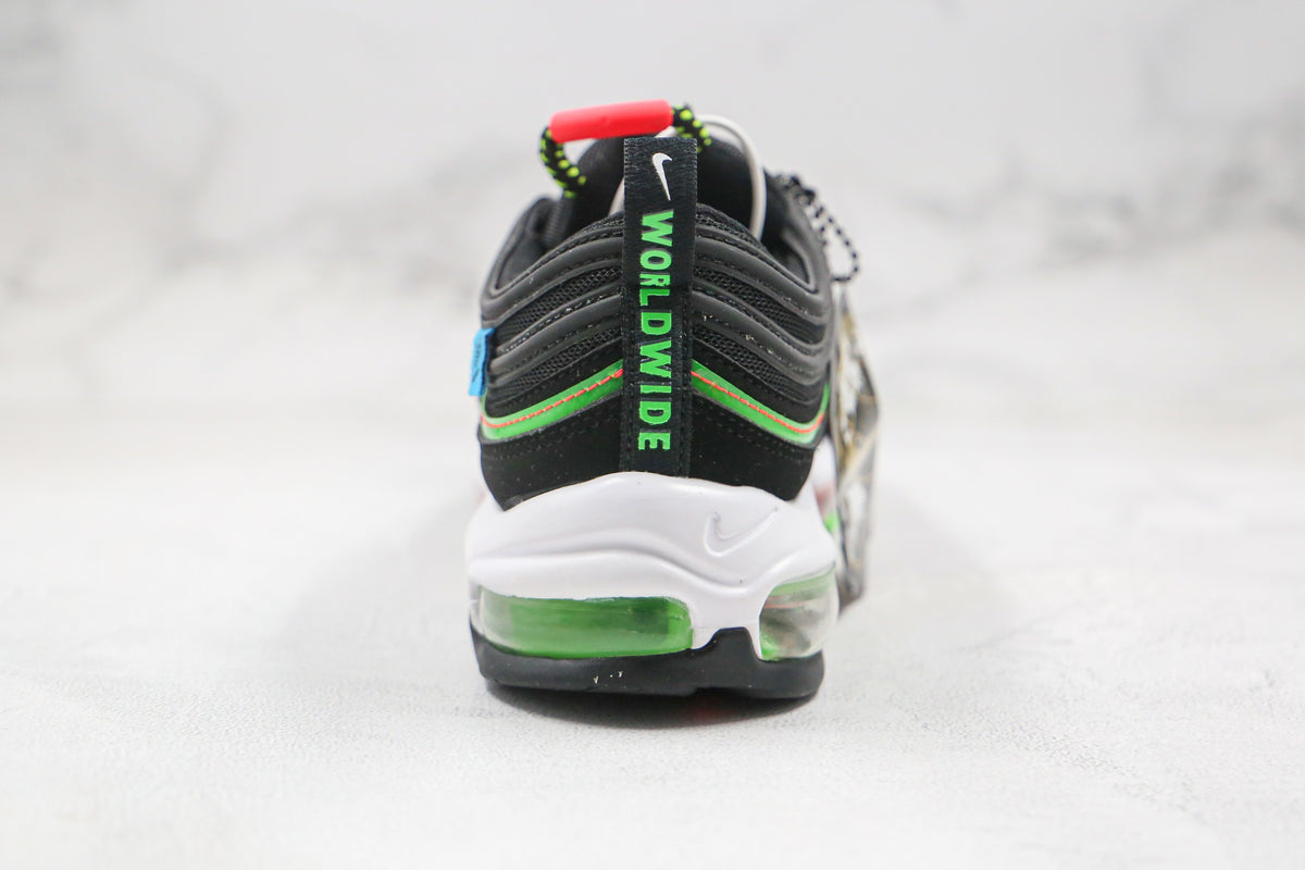 Nike Air Max 97 Worldwide Black Orange Green