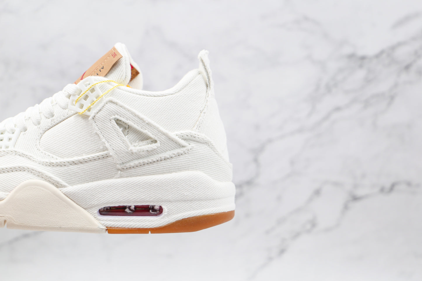 Air Jordan 4 Levis White Denim
