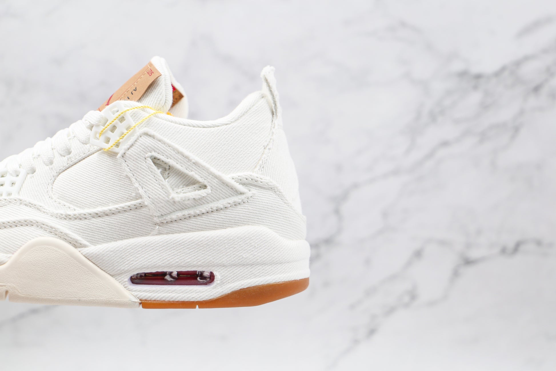 Air Jordan 4 Levis White Denim