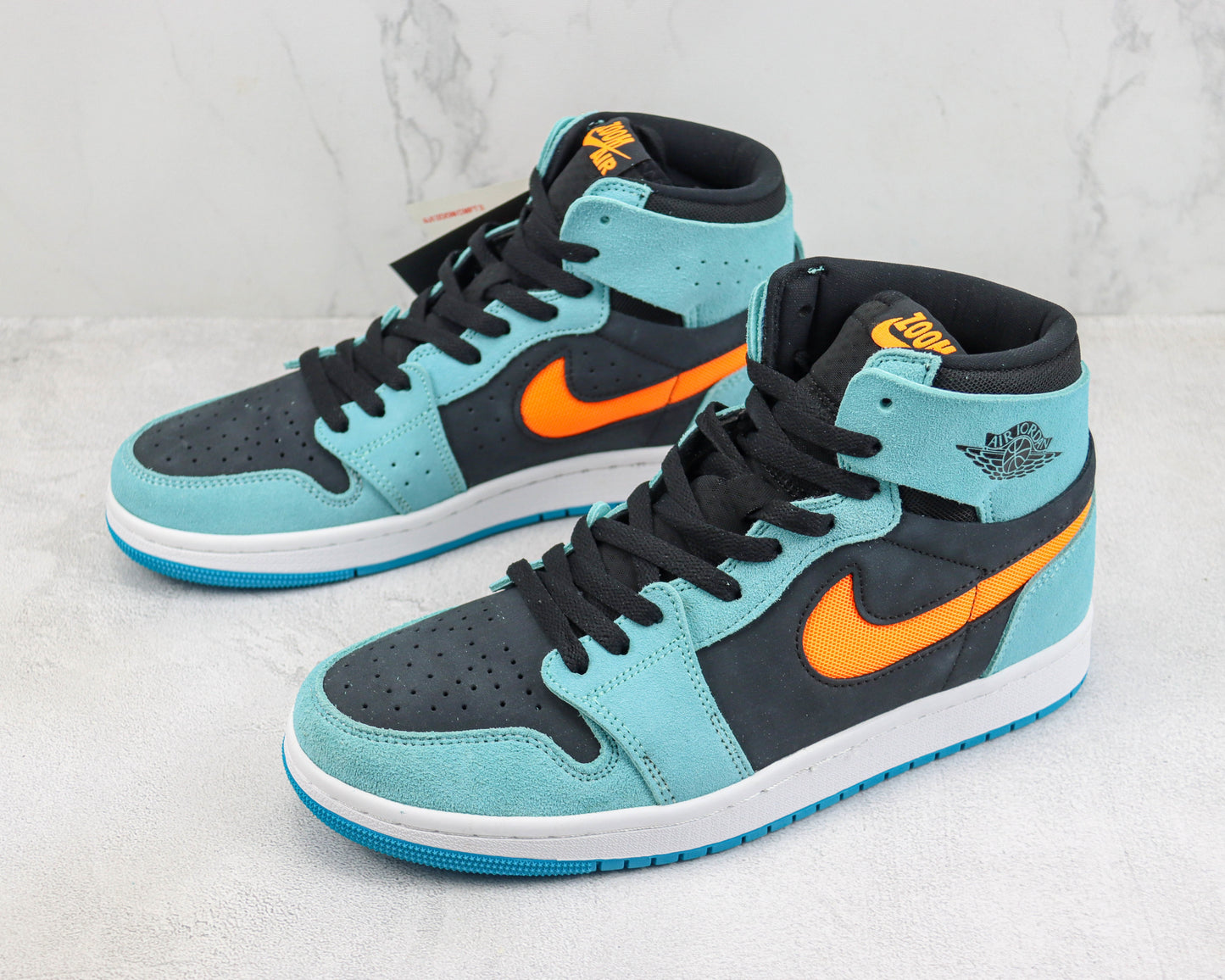 Air Jordan 1 High Aqua Orange Black