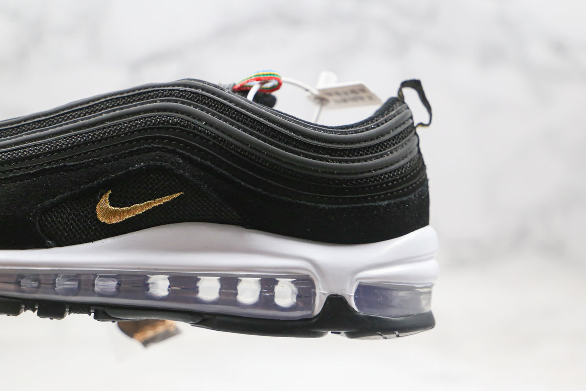 Nike Air Max 97 Black Gold Swoosh