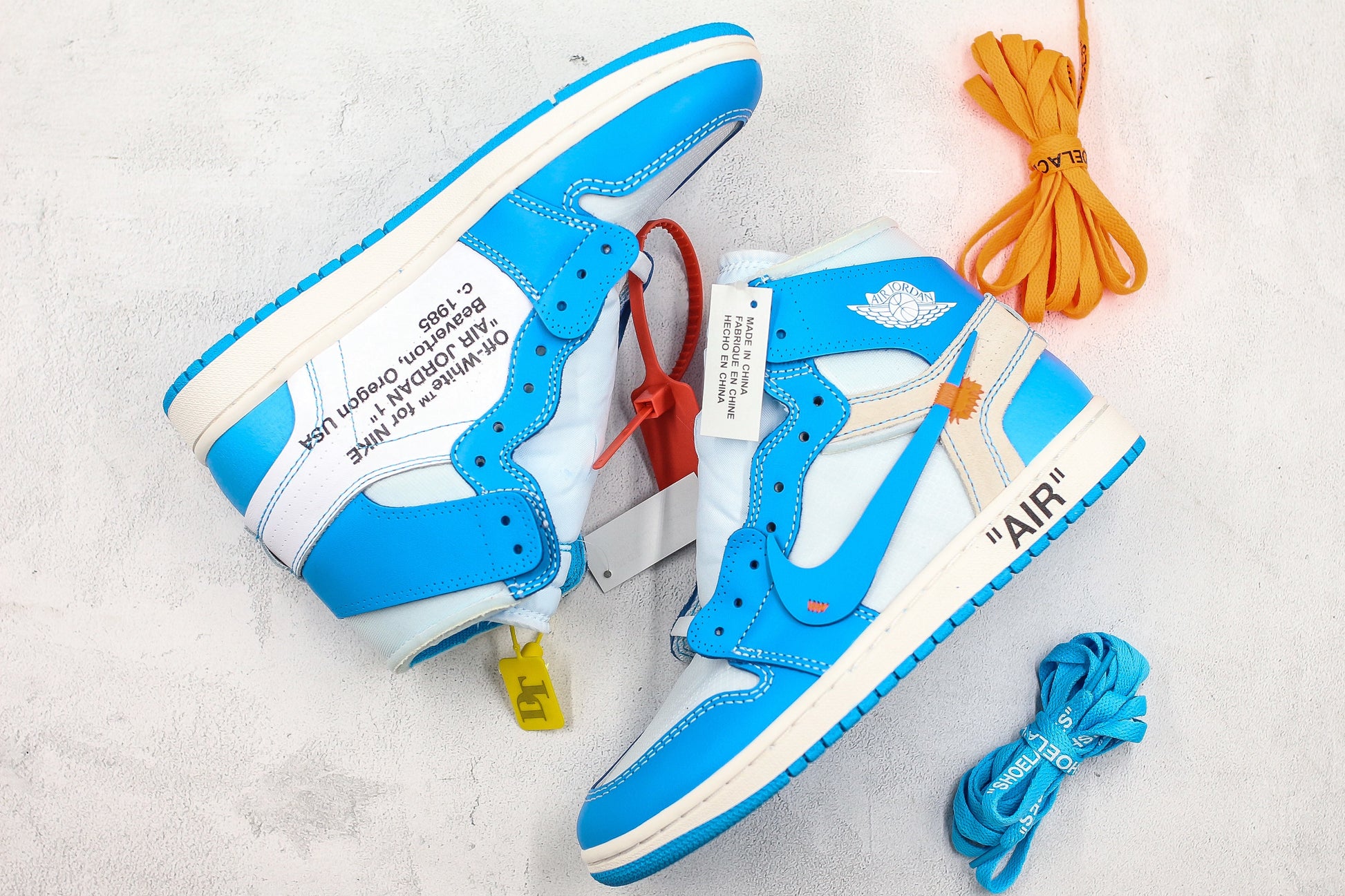 Air Jordan 1 High Off-White UNC Blue