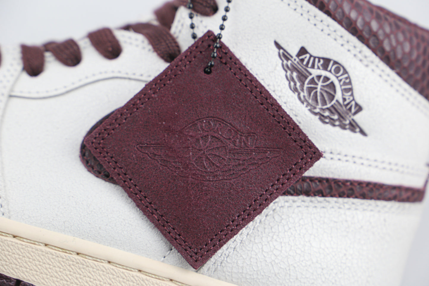 Air Jordan 1 High A Ma Maniere Burgundy Snakeskin