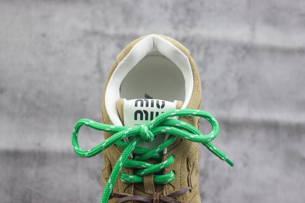 New Balance X MiuMiu 530 SL Suede Khaki
