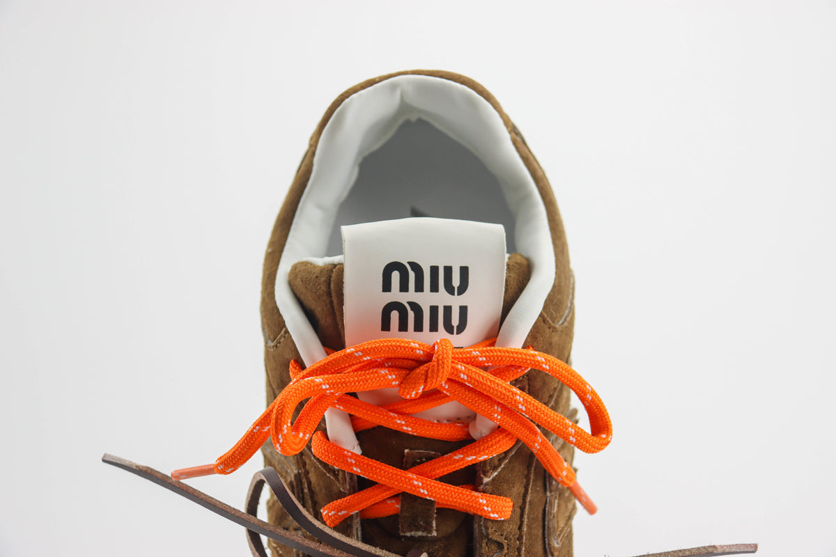New Balance X MiuMiu 530 Suede Dark Brown