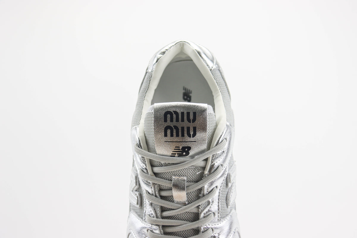 New Balance X MiuMiu 530 Metallic Silver