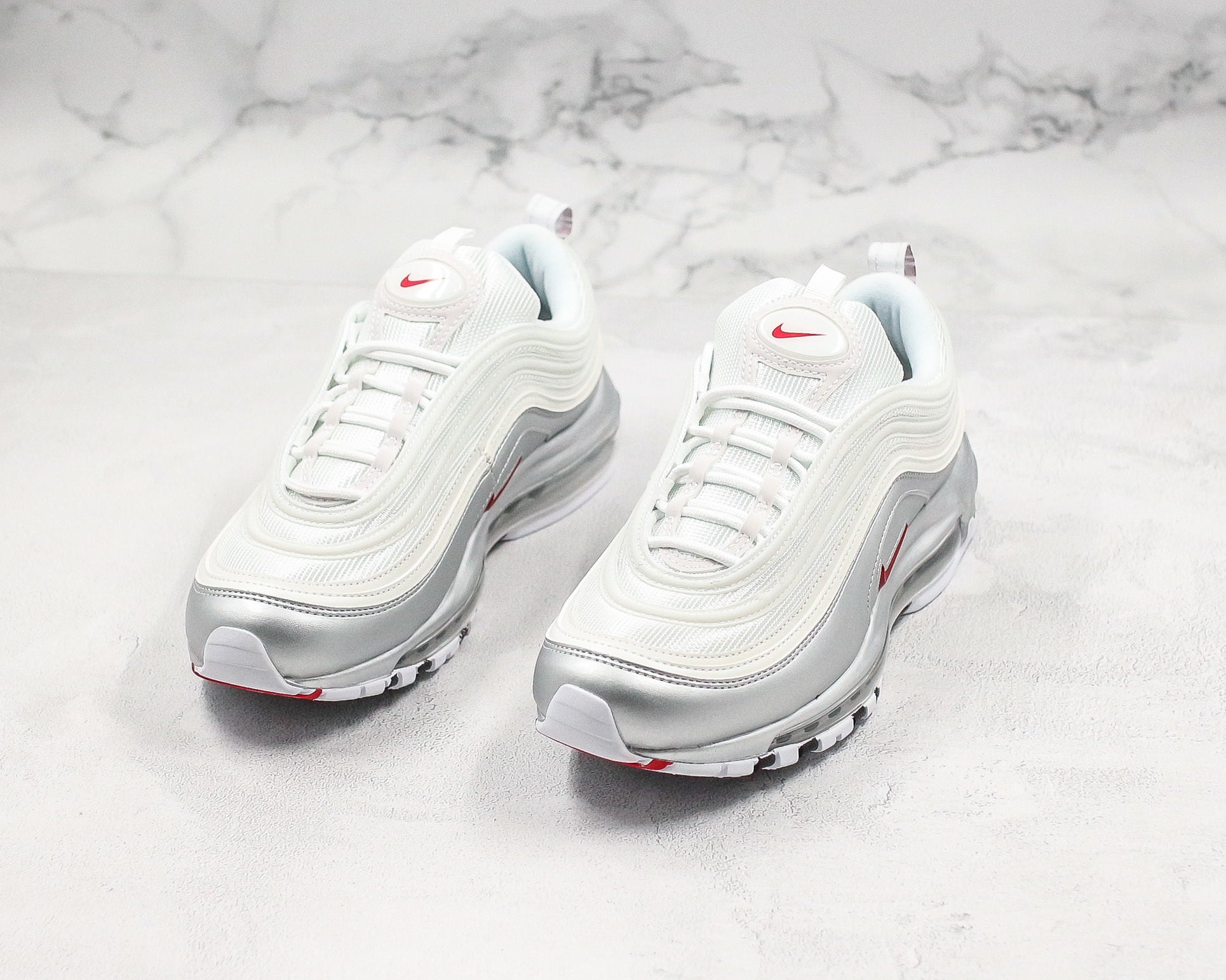 Nike Air Max 97 Metallic Silver Red