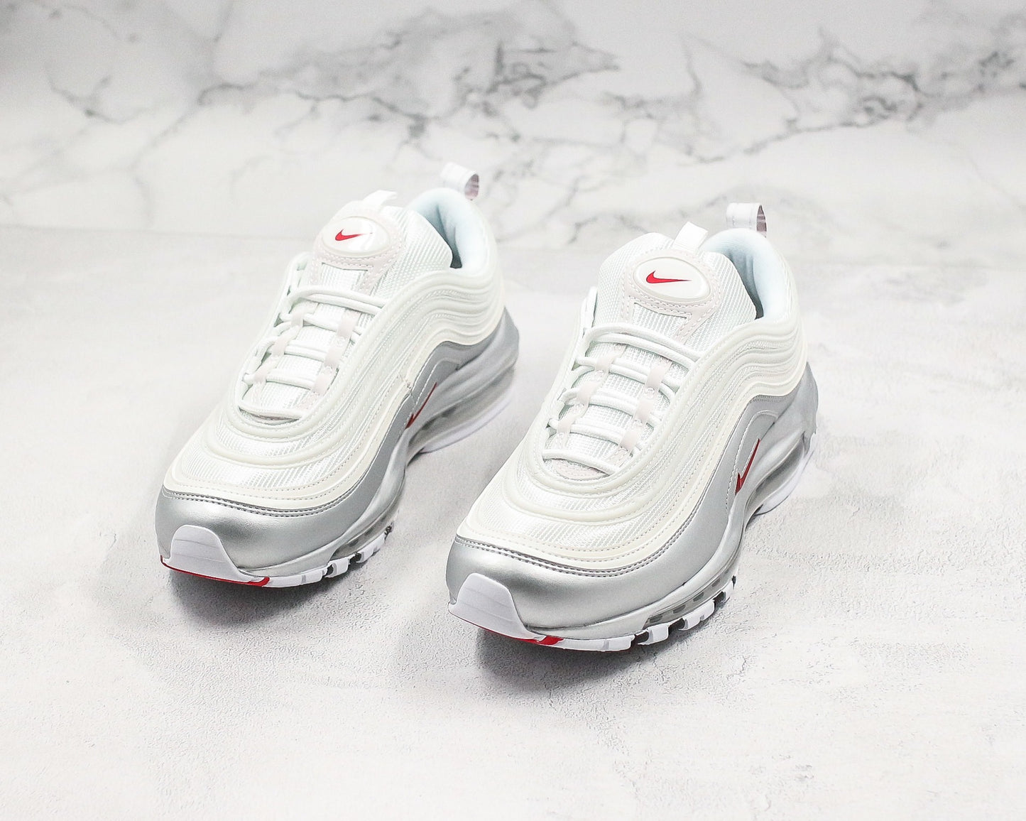 Nike Air Max 97 Metallic Silver Red