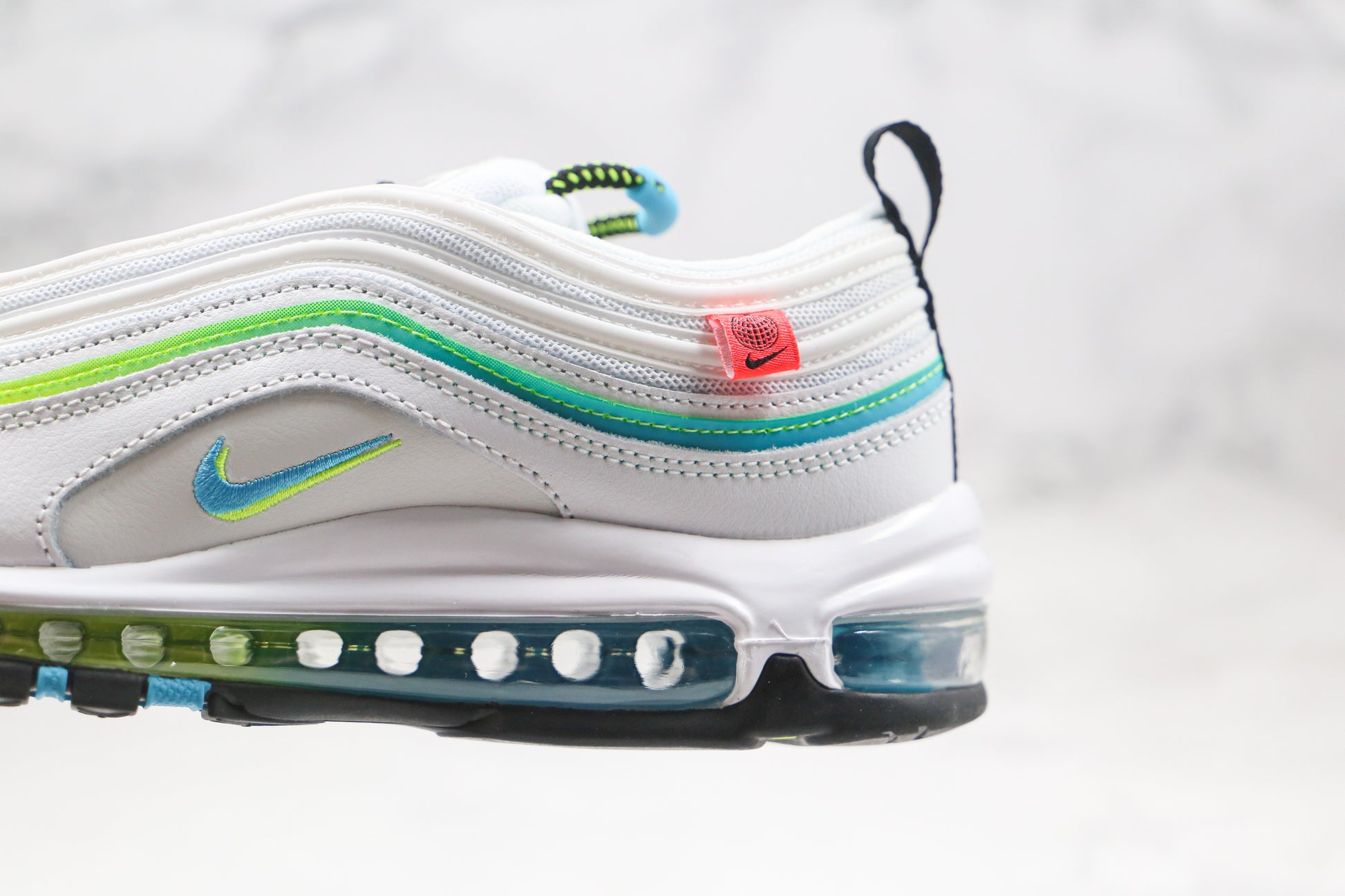 Nike Air Max 97 Worldwide White Volt Aqua