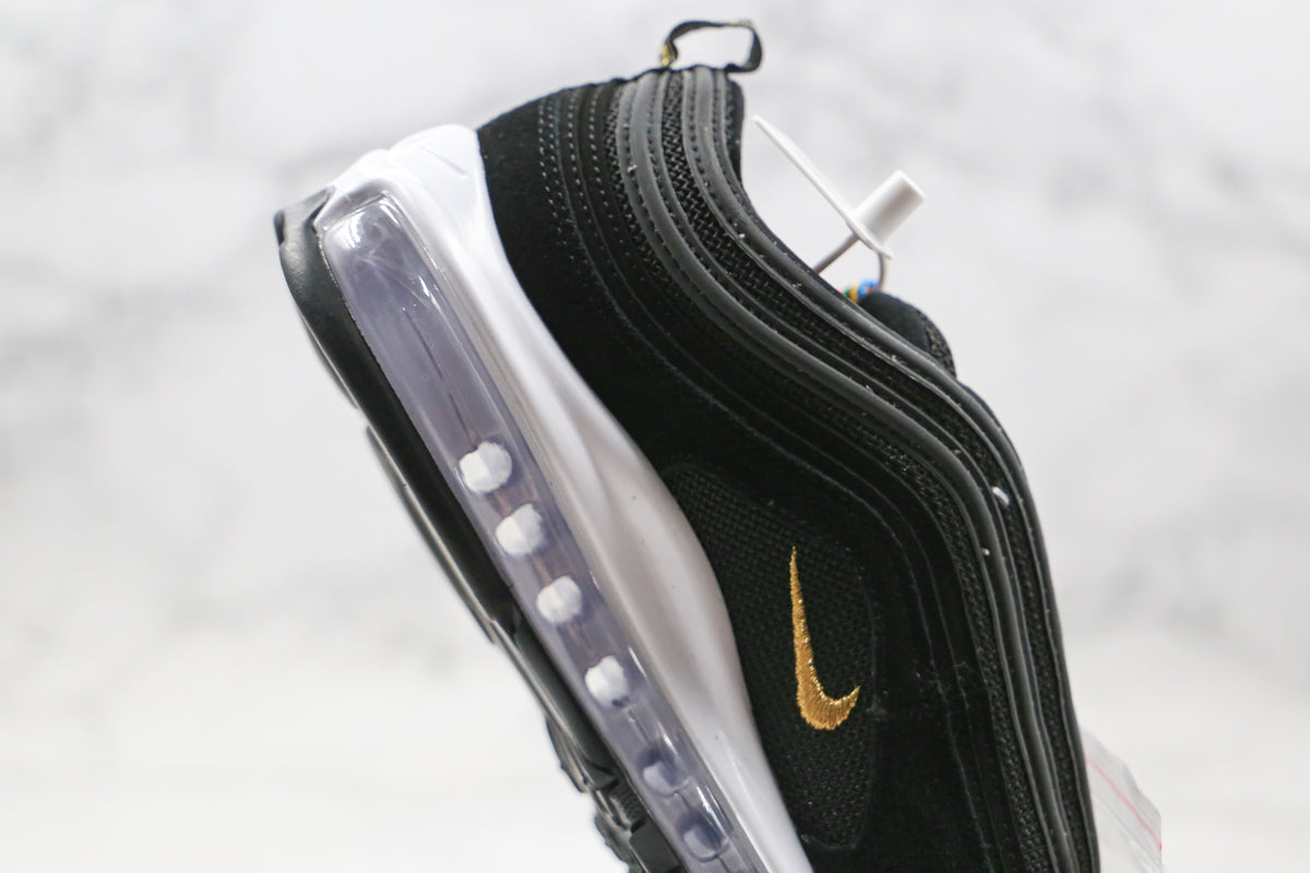 Nike Air Max 97 Black Gold Swoosh