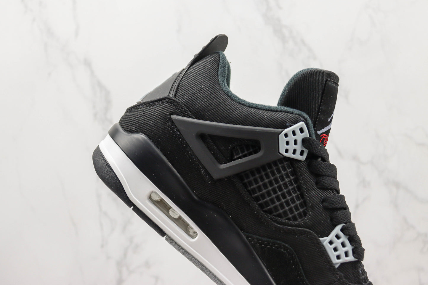 Air Jordan 4 Black Canvas