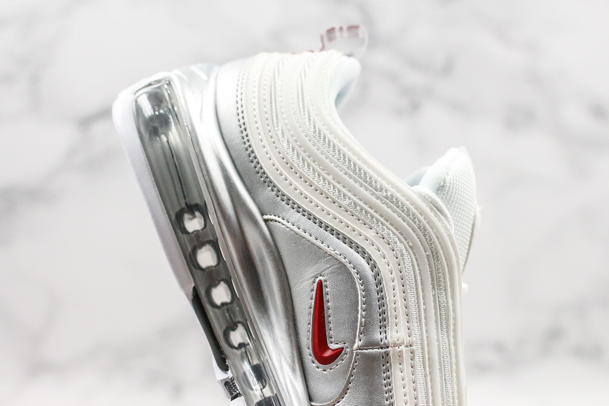 Nike Air Max 97 Metallic Silver Red