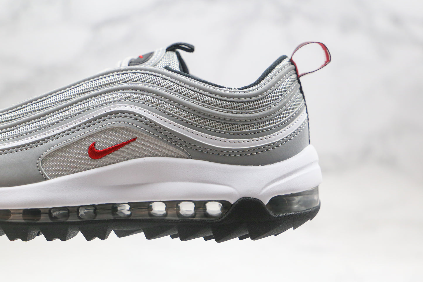 Nike Air Max 97 Golf Silver Red