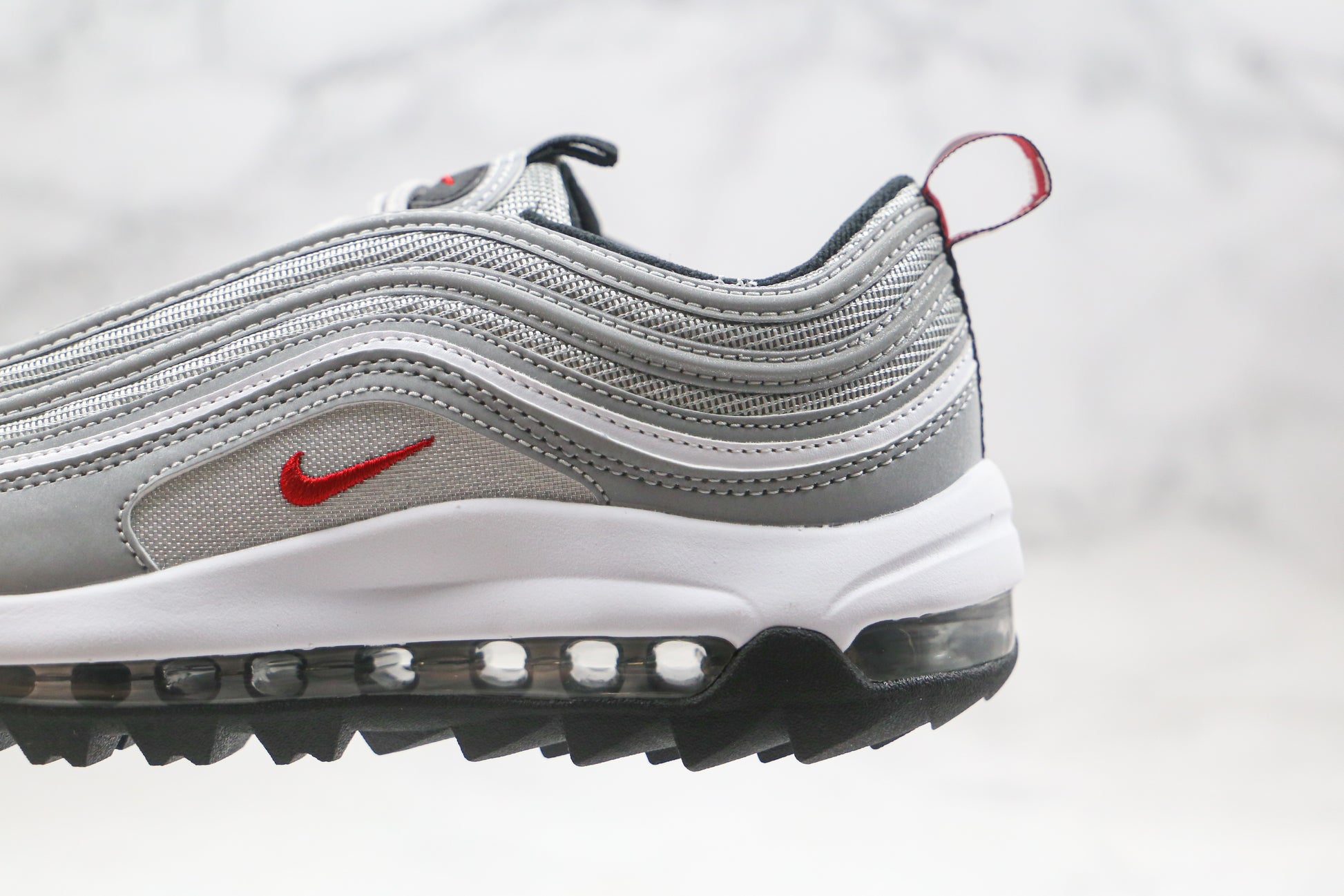 Nike Air Max 97 Golf Silver Red