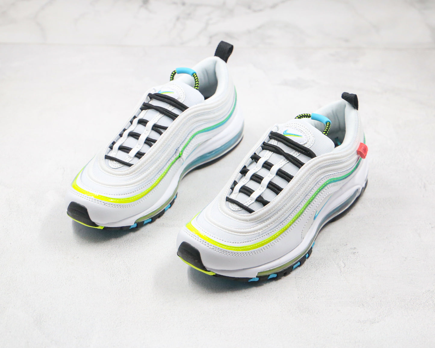 Nike Air Max 97 Worldwide White Volt Aqua