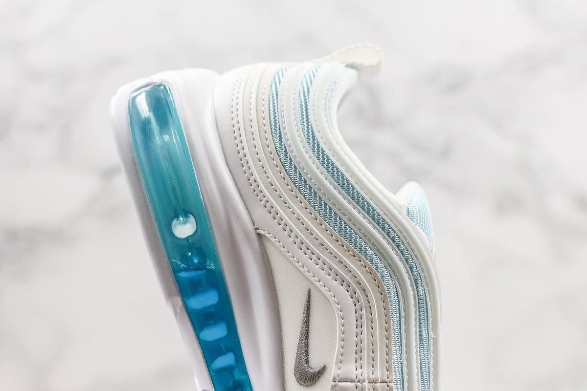 Nike Air Max 97 MSCHF x INRI Jesus Shoes Blue Tint