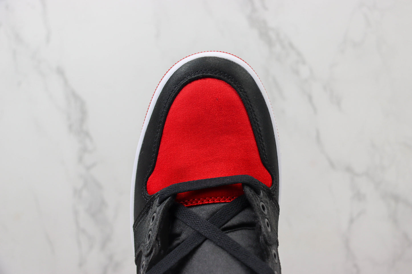 Air Jordan 1 High Satin Black Red
